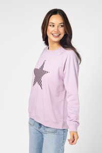 Stella + Gemma Striped Star Classic Sweat