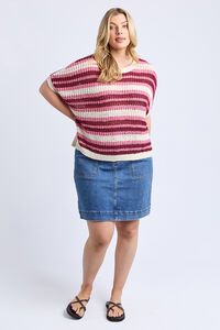Elm Striped Knit Top
