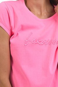 Foxwood Signature Embroidery Tee Dress