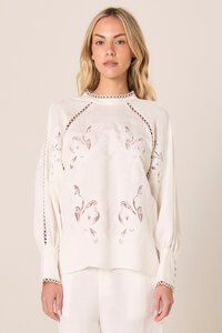 Fate + Becker Aven Embroidered Blouse - PRE ORDER