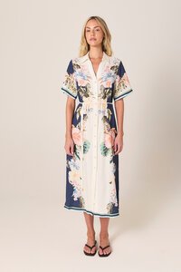 Fate + Becker Solara Placement Print Shirt Dress - PRE ORDER