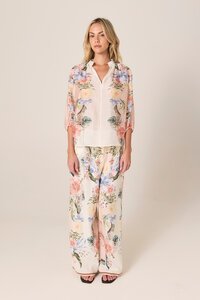 Fate + Becker Solara Split Neck Blouse - PRE ORDER