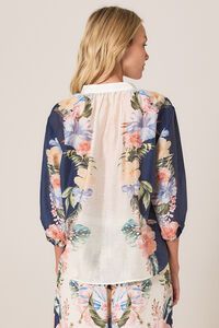 Fate + Becker Solara Split Neck Blouse