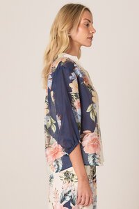 Fate + Becker Solara Split Neck Blouse - PRE ORDER