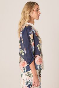 Fate + Becker Solara Split Neck Blouse