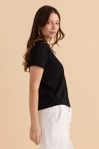 Betty Basics Cotton Slim Fit Tee