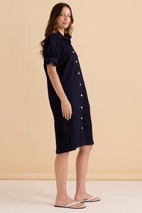 Betty Basics Scallop Denim Dress - PRE ORDER