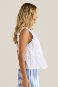 Sass Elin Gathered Tie Top - PRE ORDER