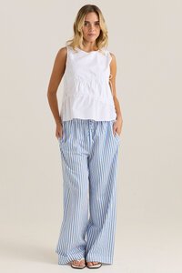 Sass Elin Gathered Tie Top - PRE ORDER