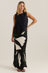 Sass Tarni Satin Slip Skirt