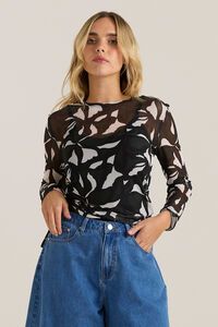 Sass Tarni Mesh Top