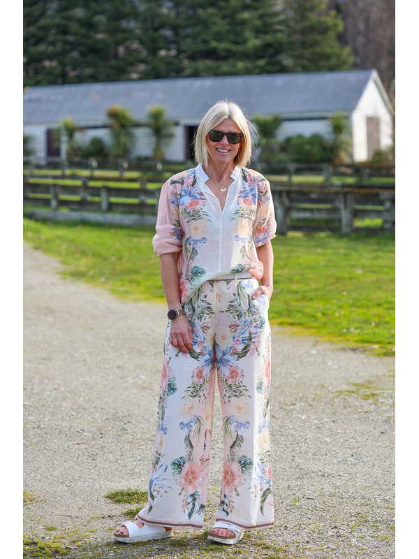 Fate + Becker Solara Placement Print Pant