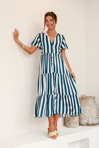 Miracle Coastal Stripe Dress