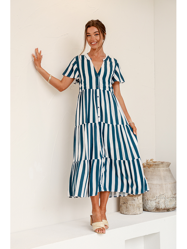 Miracle Coastal Stripe Dress
