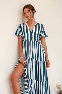 Miracle Coastal Stripe Dress