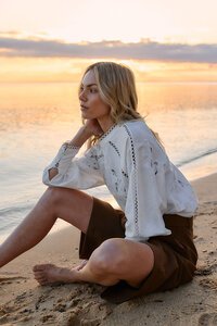 Fate + Becker Aven Embroidered Blouse - PRE ORDER