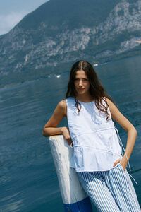 Sass Elin Gathered Tie Top