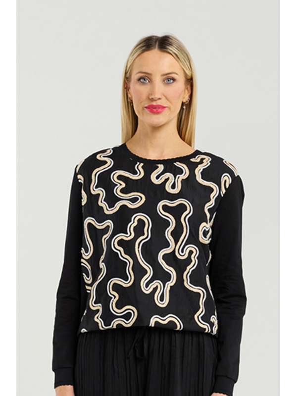 Et Alia Smith Waves Top