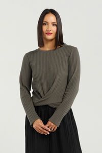 Et Alia Twist Long Sleeve Tee