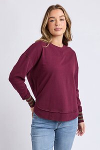 Foxwood Alex Stripe Cuff Crew