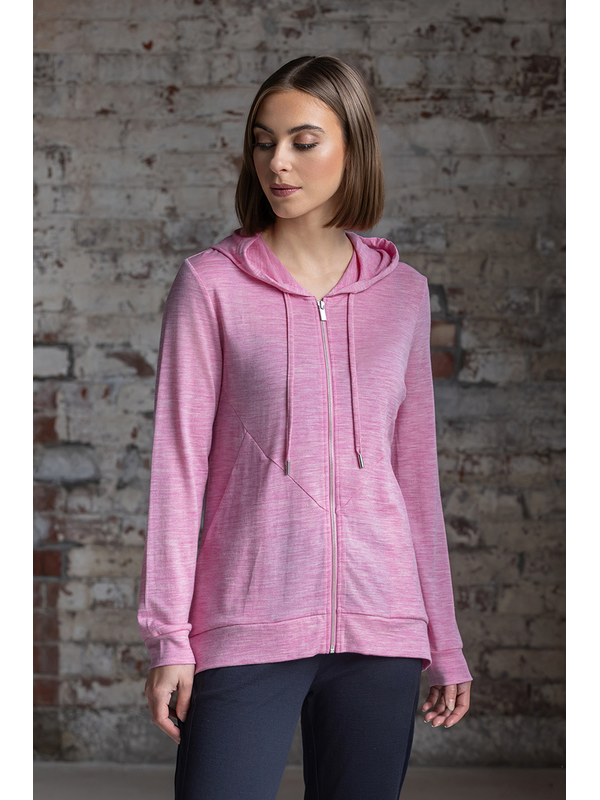 Vassalli Shield Merino Zip Up Hooded Jacket