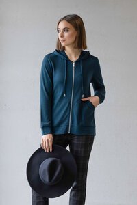 Vassalli Shield Merino Zip Up Hooded Jacket