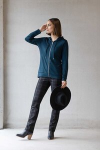 Vassalli Shield Merino Zip Up Hooded Jacket