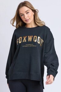 Foxwood Metallic Interval Crew