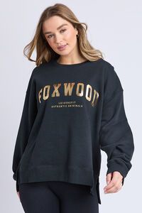 Foxwood Metallic Interval Crew