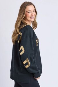 Foxwood Metallic Interval Crew