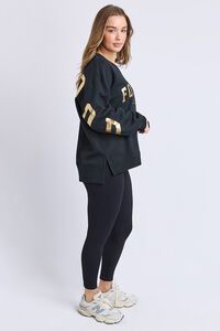 Foxwood Metallic Interval Crew