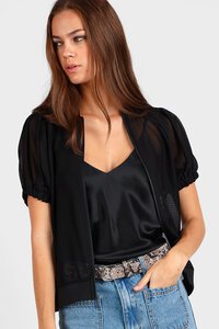 Storm Short Sleeve Mesh Bomber Jacket