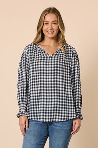 Threadz Gingham Check Top