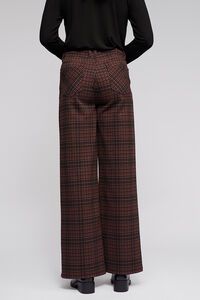 Vassalli Empire Wide Leg Ponti Pant - Cherry