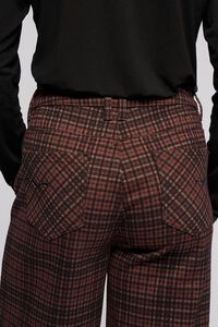 Vassalli Empire Wide Leg Ponti Pant - Cherry