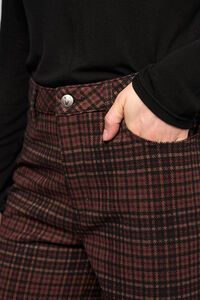 Vassalli Empire Wide Leg Ponti Pant - Cherry