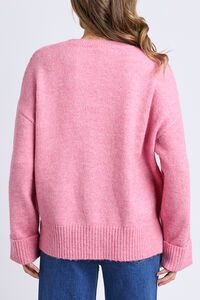 Elm Intersia Heart Knit