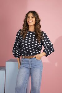 Elm Dotty Top