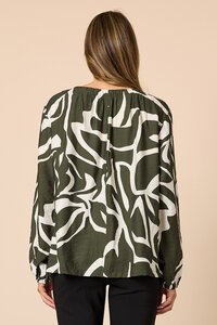 Clarity Lyon Print Top