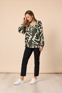 Clarity Lyon Print Top