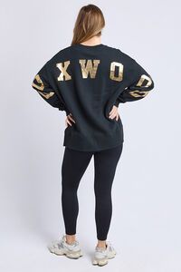 Foxwood Metallic Interval Crew