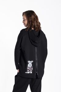 Jellicoe Hoodie Noir Dog