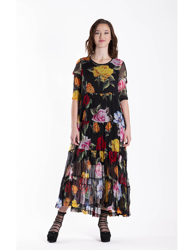 Jellicoe 4 Tiered Dress Rose Rebellion