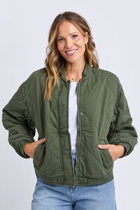 Elm Jean Bomber Jacket