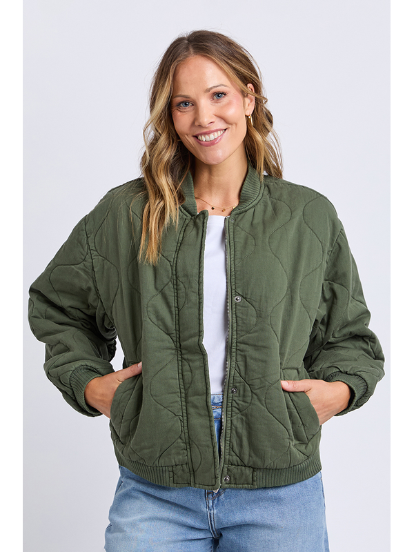 Elm Jean Bomber Jacket