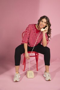 Elm Valentina Stripe Sweat