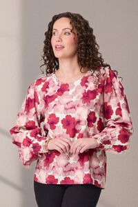 Classified Reims Rouched Cuff Top