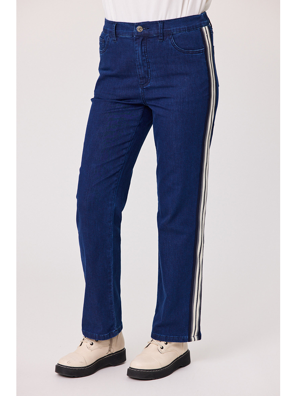 Classified Side Tape Straight Leg Jean