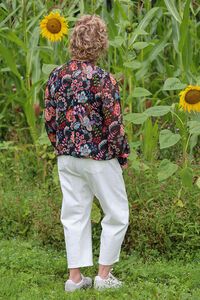 Memo Pintuck Front Shirred Cuff Blouse