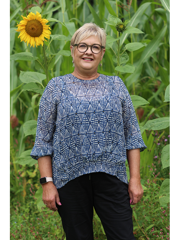 Memo Shirred Detail Top